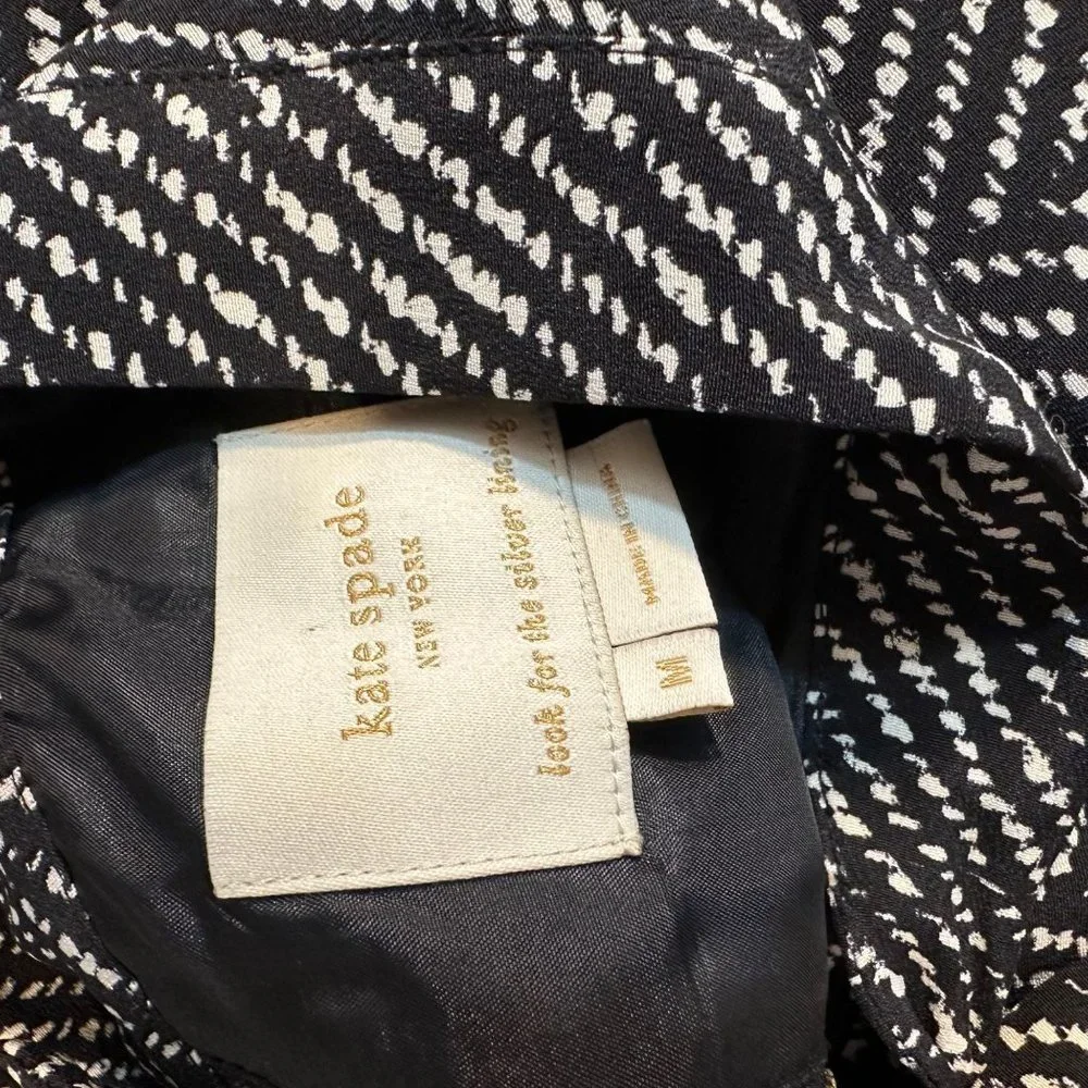Kate Spade Reade Silk Herringbone‎ Dress M